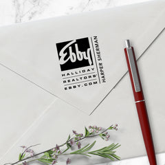 Ebby Halliday Custom Business Name Designer Stamp Clip from Resource.Direct