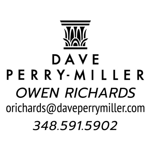 Dave Perry-Miller Custom Business Contact Information Designer Embosser Plate from Resource.Direct