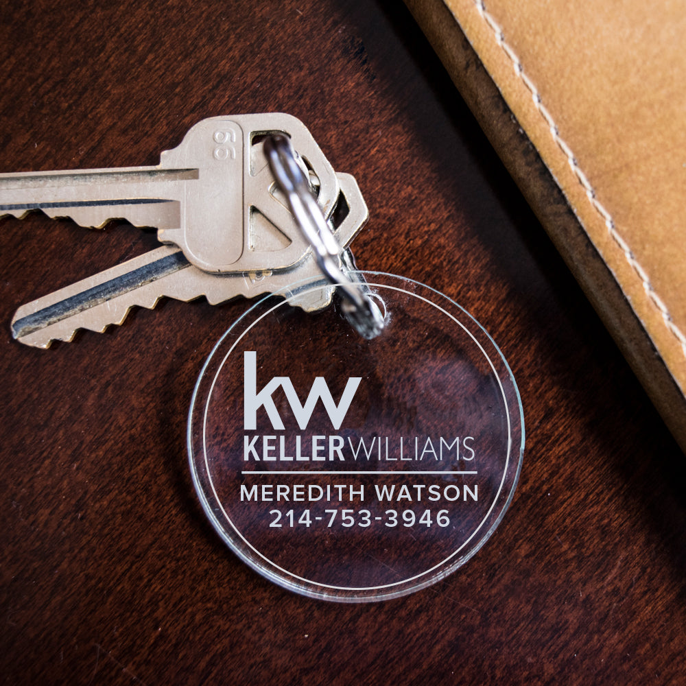 Logo Engraved Keller Williams Key Fob