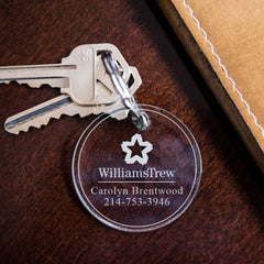 Logo Engraved Williams Trew Key Fob