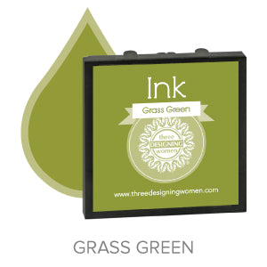 Grass Green Replaceable Stamper Ink Pad Good for Over 1000 Impressions