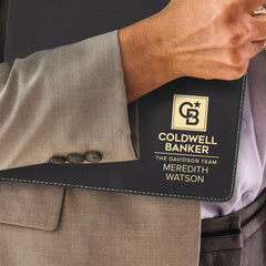 Coldwell Banker Custom Engraved Zippered Portfolio