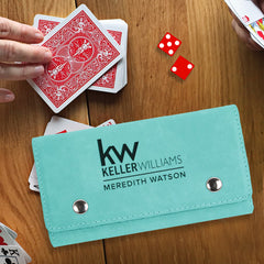 Branded Keller Williams Custom Engraved Card & Dice Set