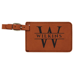 Classic Engraved Luggage Tag