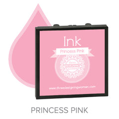 Princess Pink Replaceable Stamper Ink Pad Good for Over 1000 Impressions