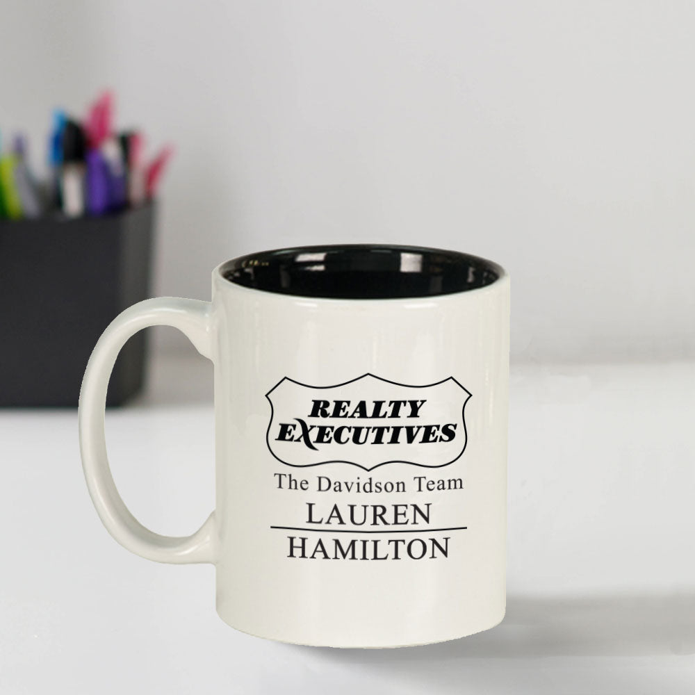 Custom Engraved Realty Executives Coffee Mug
