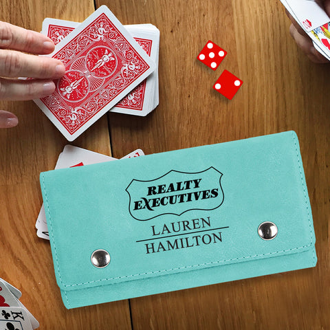 Branded Realty Executives Custom Engraved Card & Dice Set
