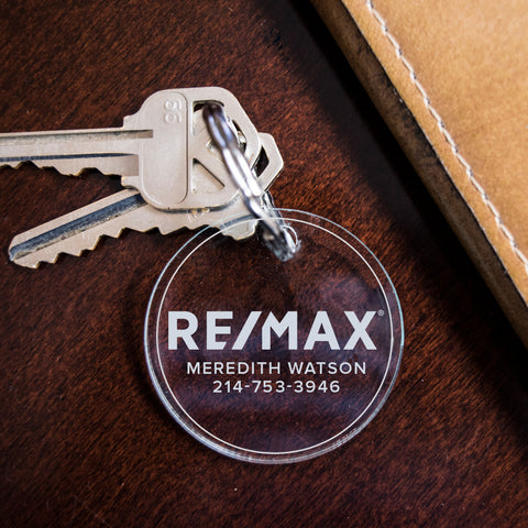 Logo Engraved ReMax Key Fob