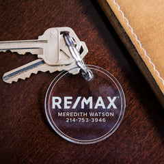 Logo Engraved ReMax Key Fob
