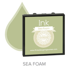 Sea Foam Replaceable Stamper Ink Pad Good for Over 1000 Impressions