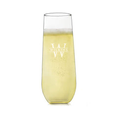 Glass Stemless Champagne Flute
