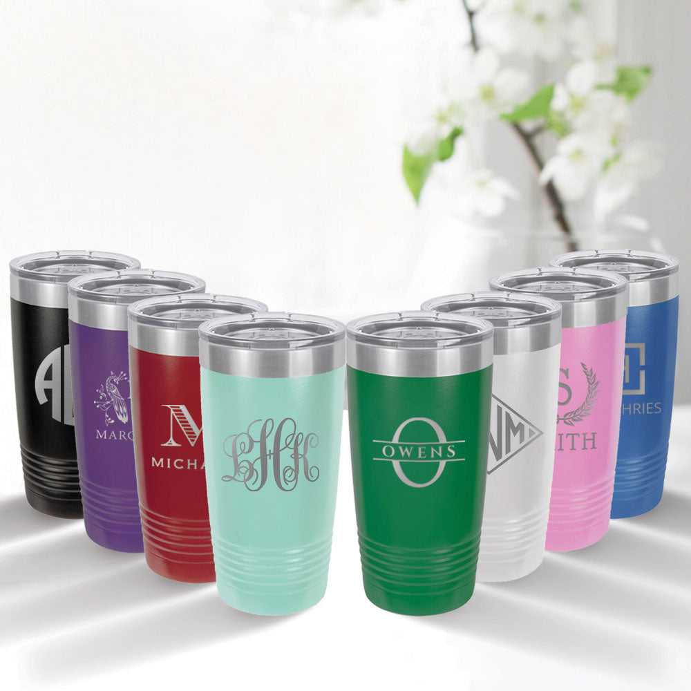 custom engraved 20 oz. tumbler best sellers custom gift with clear lid closing gift