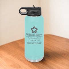 Custom Williams Trew Engraved 32 oz Water Bottle