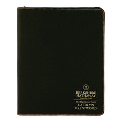 Berkshire Hathaway Custom Engraved Zippered Portfolio