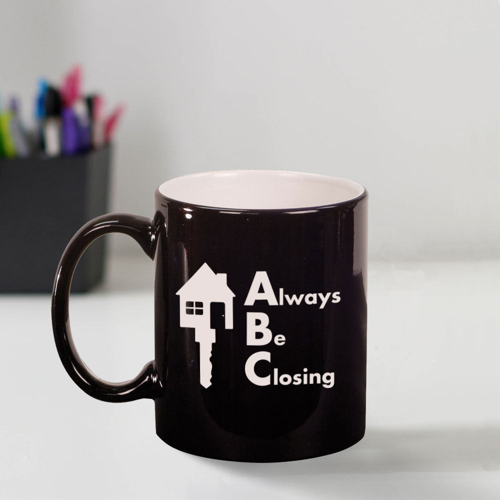 Custom Engraved ABC Coffee Mug