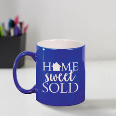 Custom Engraved Home Sweet Sold Coffee Mug