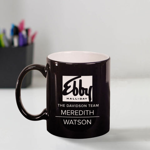 Custom Engraved Ebby Halliday Coffee Mug