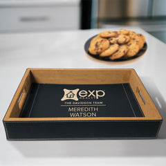 eXp Realty Engraved Vegan Leather Serving Tray