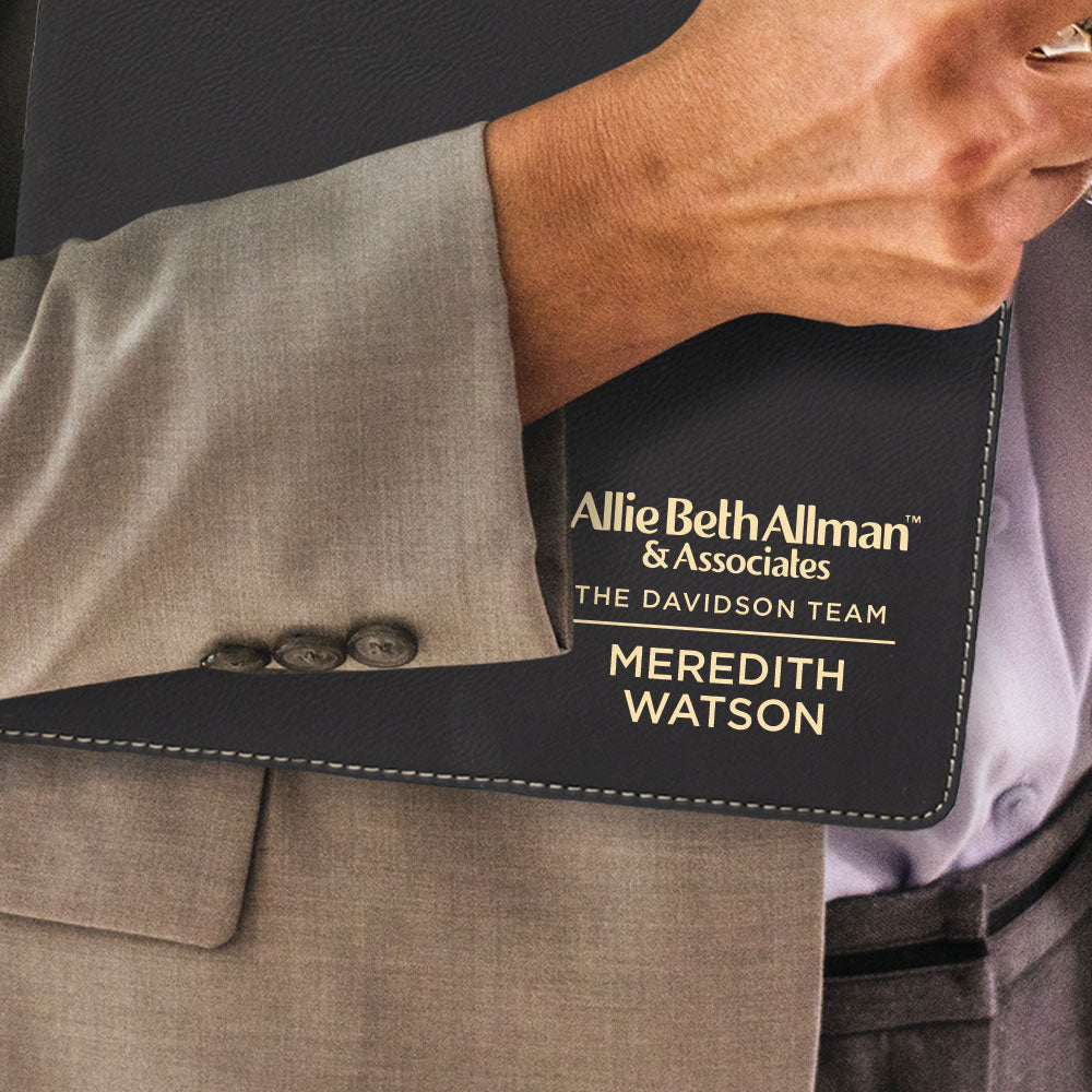 Allie Beth Allman Custom Engraved Zippered Portfolio