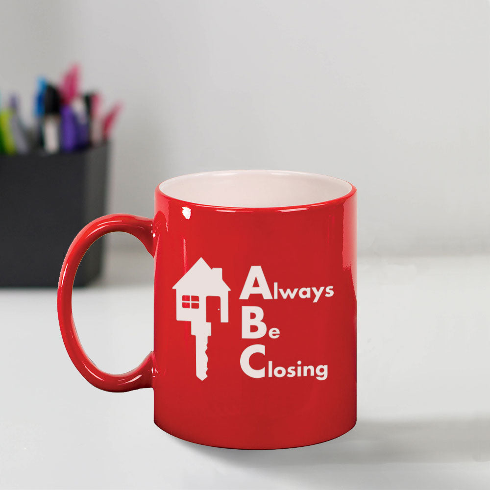 Custom Engraved ABC Coffee Mug