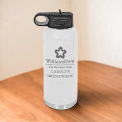 Custom Williams Trew Engraved 32 oz Water Bottle