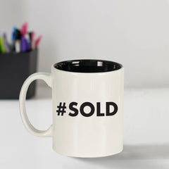 Custom Engraved #SOLD Coffee Mug