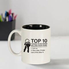 Custom Engraved Top 10 Coffee Mug